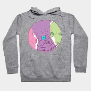 Boobs Are Brilliant Be A Body Positive Babe Hoodie